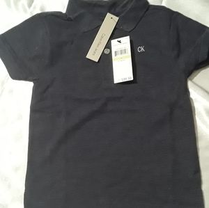 Boys Toddler Calvin Klein Jeans Navy Polo T-Shirt